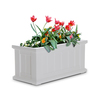 Mayne Cape Cod Patio Planter 24x11 - White 4839-W